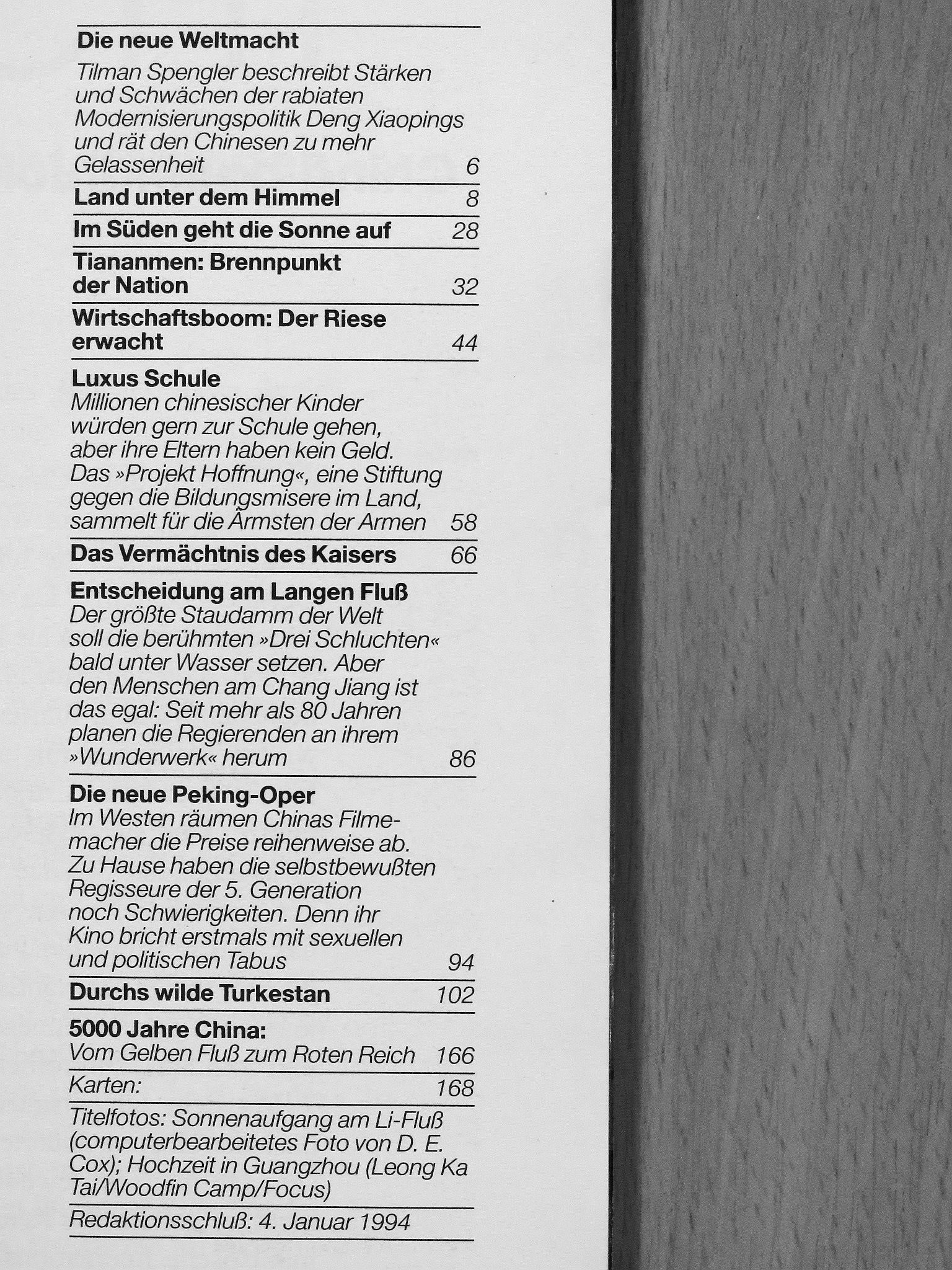 Geo Special Februar 1994 [antikvár]