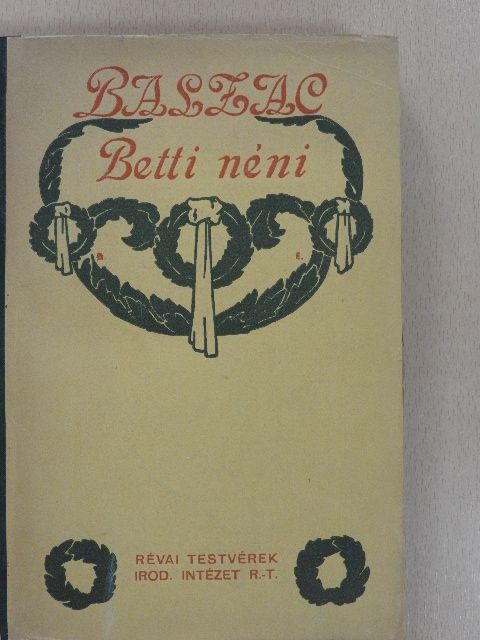 Honoré de Balzac - Betti néni [antikvár]