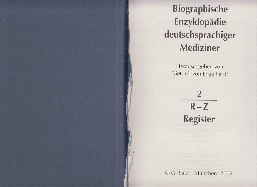 Dietrich von Engelhardt - Biographische Enzyklopädie deutschsprachiger Mediziner I-II. [antikvár]