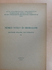 Kanyó Zoltán - Német nyelv és irodalom II. [antikvár]