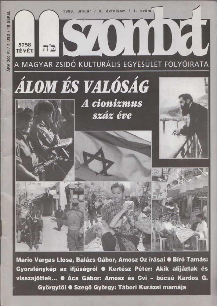 Szántó T. Gábor - Szombat 1998. január [antikvár]