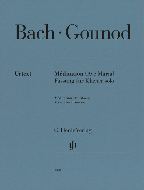 BACH / GOUNOD - MÉDITATION (AVE MARIA) FASSUNG FÜR KLAVIER SOLO
