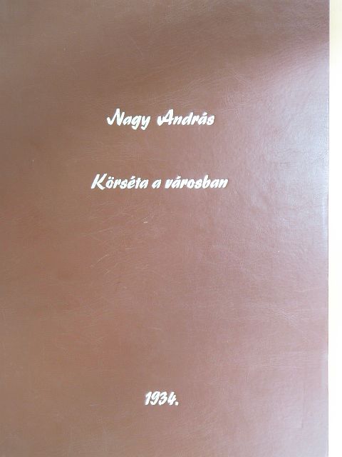 Nagy András - Körséta a városban [antikvár]