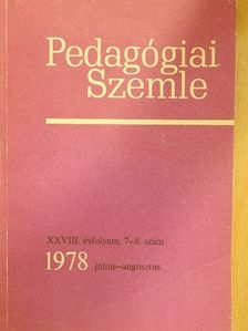 Csiby Sándor - Pedagógiai Szemle 1978. július-augusztus [antikvár]