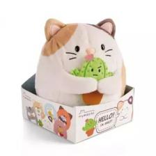 Mymochi: Angy, a cica kaktusszal - 16 cm, díszdobozban