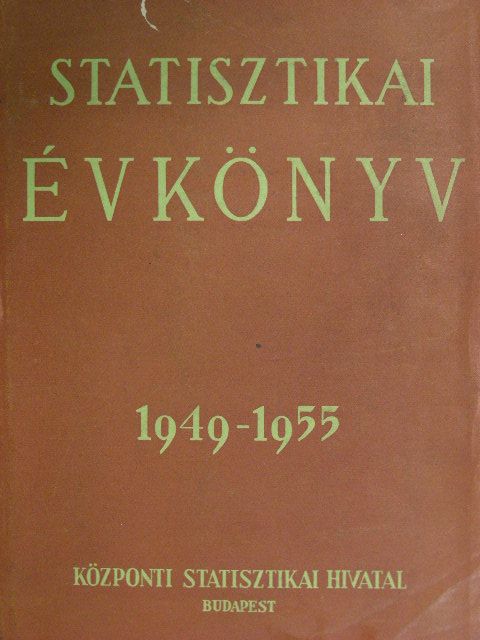Statisztikai évkönyv 1949-1955 [antikvár]