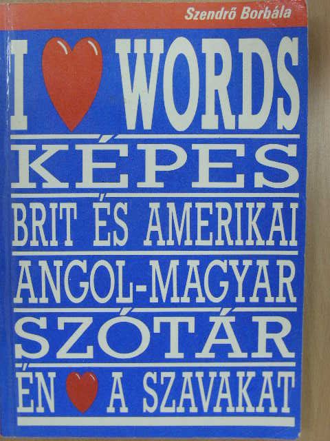Szendrő Borbála - Képes brit és amerikai angol-magyar szótár [antikvár]