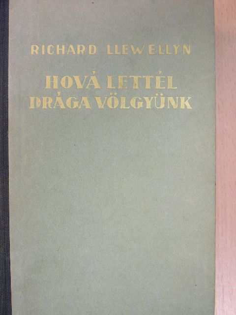 Richard Llewellyn - Hová lettél drága völgyünk? [antikvár]