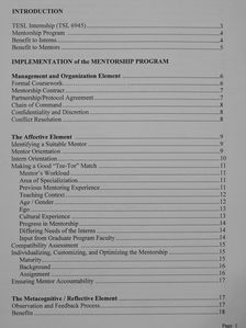 Mentorship Manual for interns in the MA PROGRAM in APPLIED LINGUISTICS [antikvár]