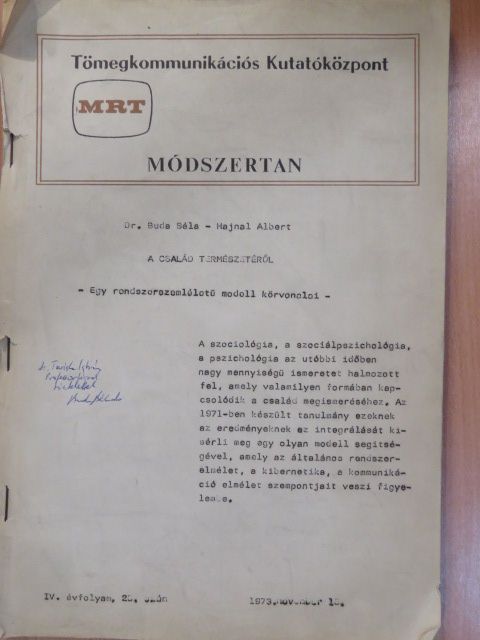 Dr. Buda Béla - A család természetéről (dedikált példány) [antikvár]