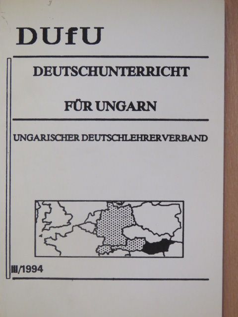 Bernd Kast - Deutschunterricht für Ungarn III/1994 [antikvár]