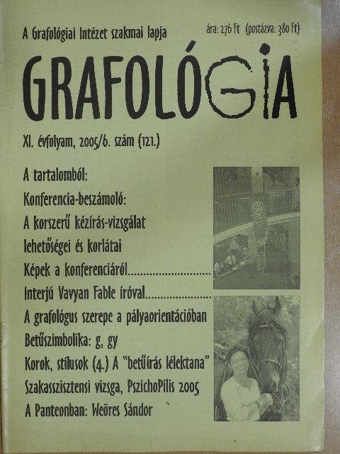 Grafológia 2005. június [antikvár]