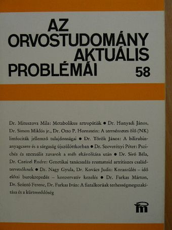 Dr. Czeizel Endre - Az orvostudomány aktuális problémái 58. [antikvár]