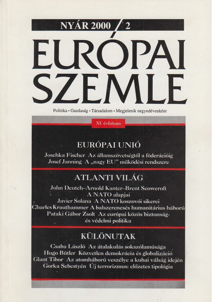 Európai szemle 2000/2 [antikvár]