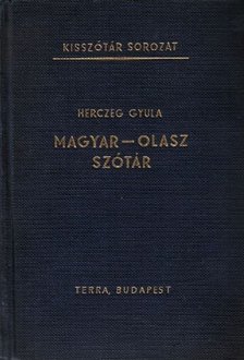 HERCZEG GYULA - Magyar-olasz szótár [antikvár]