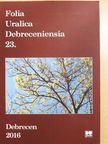 Buzgó Anita - Folia Uralica Debreceniensia 23. [antikvár]