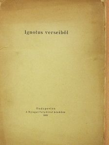 Ignotus - Ignotus verseiből (rossz állapotú) [antikvár]