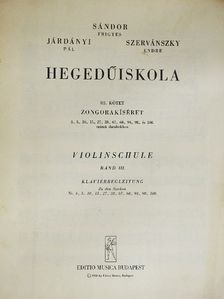 Járdányi Pál - Hegedűiskola III. [antikvár]