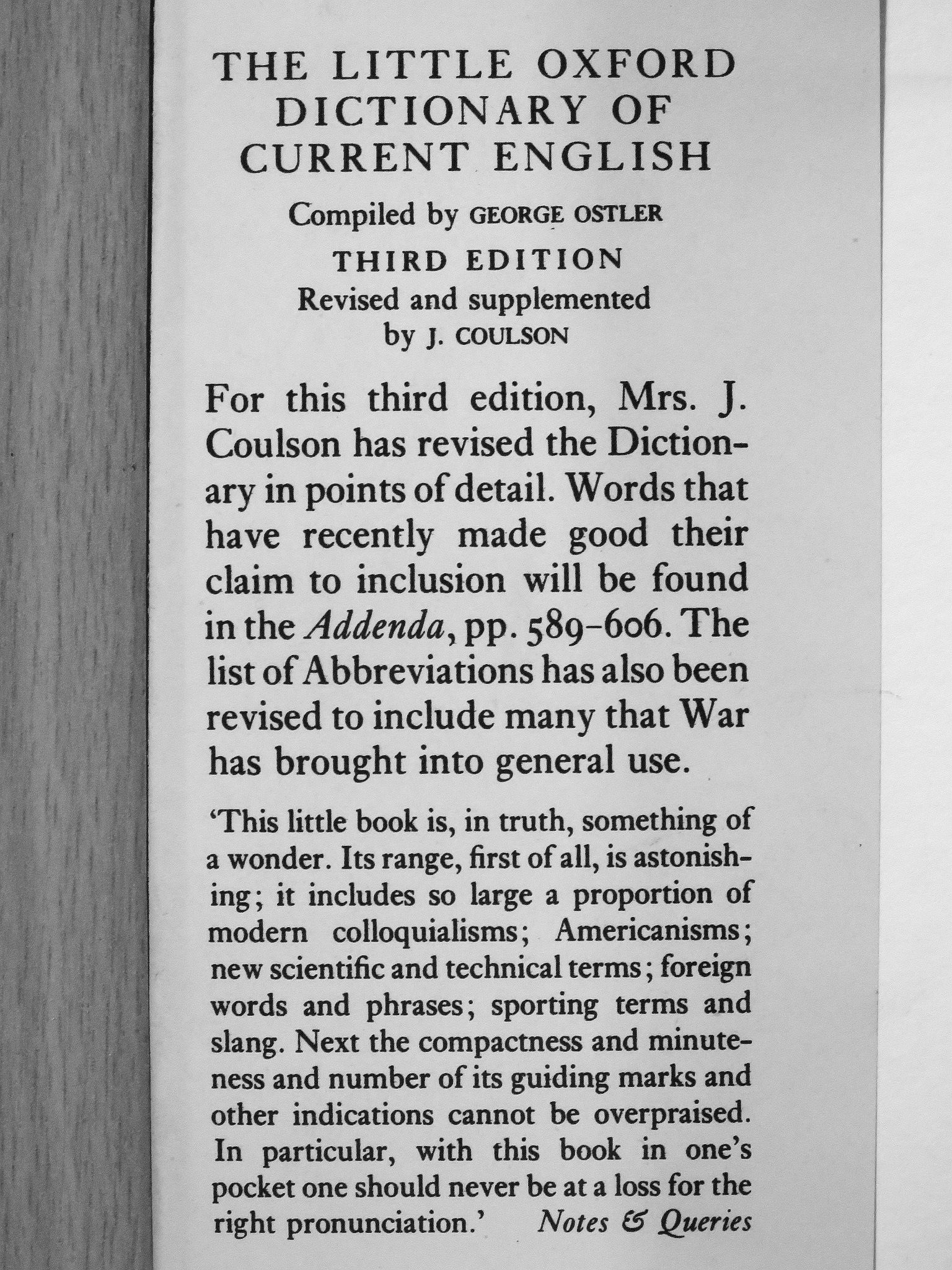 The Little Oxford Dictionary of Current English [antikvár]