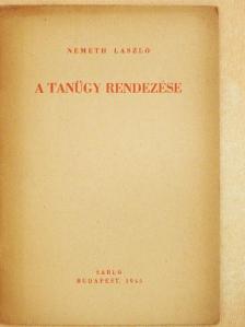 Németh László - A tanügy rendezése [antikvár]