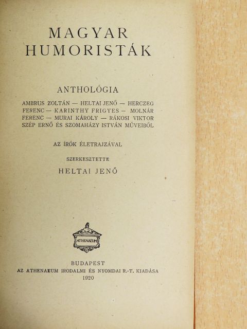 Ambrus Zoltán - Magyar humoristák [antikvár]