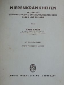 Hans Sarre - Nierenkrankheiten [antikvár]