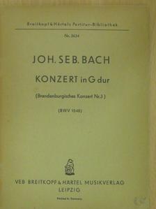 Johann Sebastian Bach - Konzert in G dur [antikvár]