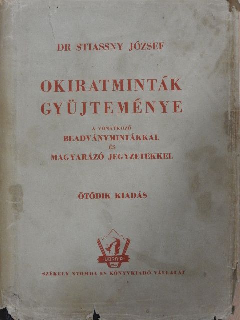 Okiratminták gyüjteménye [antikvár]