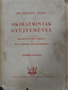 Okiratminták gyüjteménye [antikvár]