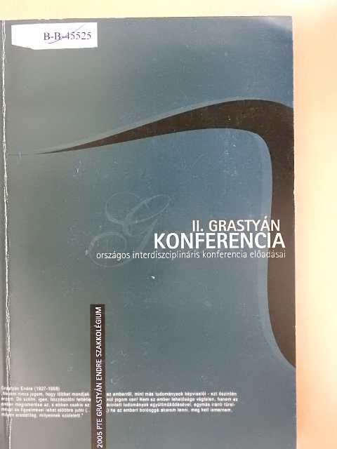 Baráth Zoltán - II. Grastyán konferencia [antikvár]