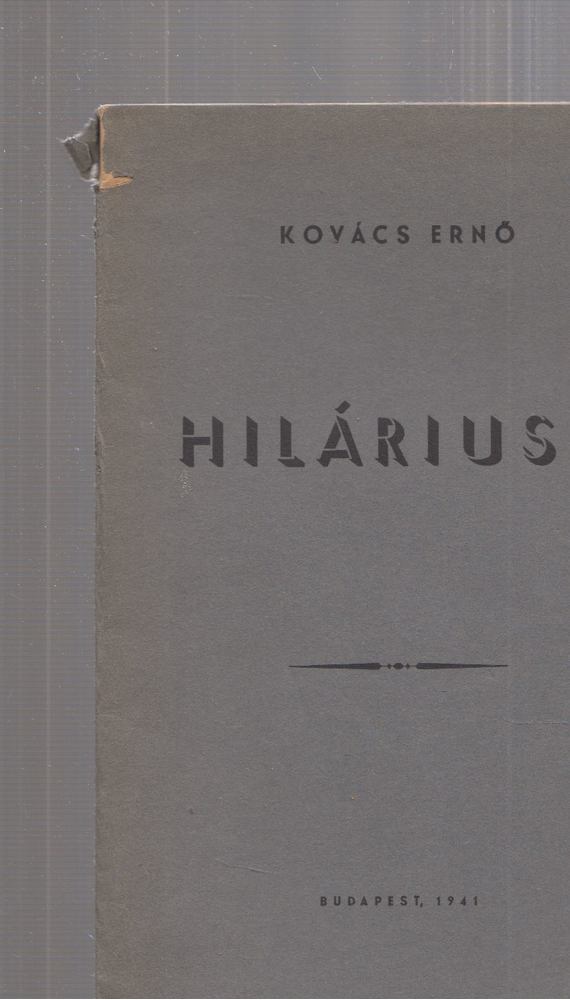 Kovács Ernő - Hiláriusz [antikvár]