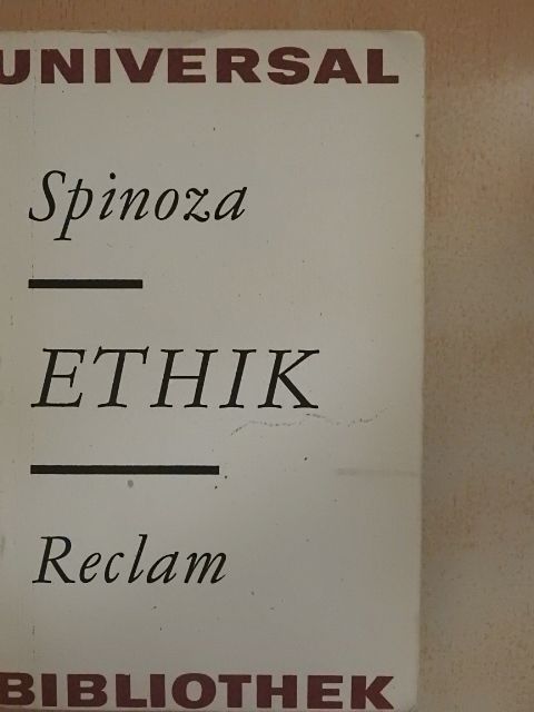 Baruch Spinoza - Ethik [antikvár]