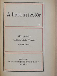 Ambrus Zoltán - A három testőr I-II. [antikvár]