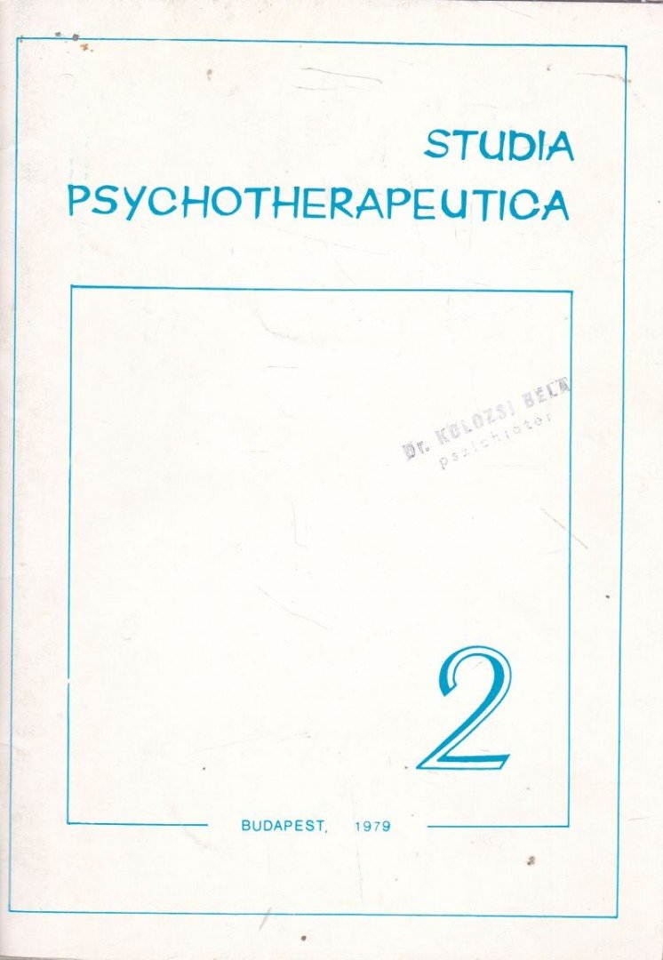 Dr. Hidas György - Studia Psychotherapeutica 2. [antikvár]