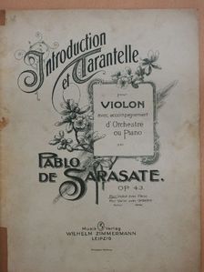 Pablo de Sarasate - Introduction et Tarantelle [antikvár]