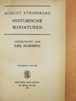 August Strindberg - Historische Miniaturen [antikvár]