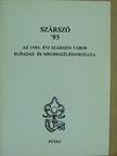 Ágoston András - Szárszó '93 [antikvár]