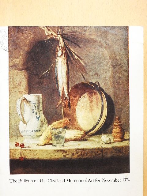 Jacques Thuillier - The Bulletin of the Cleveland Museum of Art November 1974 [antikvár]