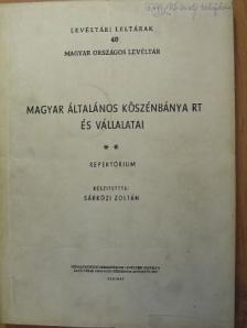 Magyar Általános Kőszénbánya Rt és Vállalatai II. [antikvár]