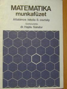 Dr. Sümegi Lászlóné - Matematika munkafüzet 8. [antikvár]