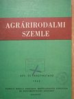 Agrárirodalmi Szemle Név- és tárgymutató 1965. [antikvár]