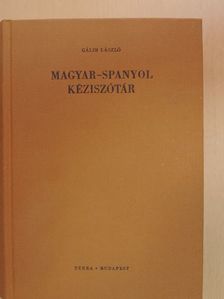 Gáldi László - Magyar-spanyol kéziszótár [antikvár]