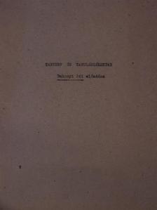 Bakonyi Pál - Tanterv és tanuláslélektan [antikvár]