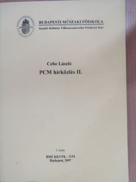 Cebe László - PCM hírközlés II. [antikvár]