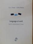 Benkő Judit - Language at Work [antikvár]