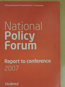 National Policy Forum  [antikvár]