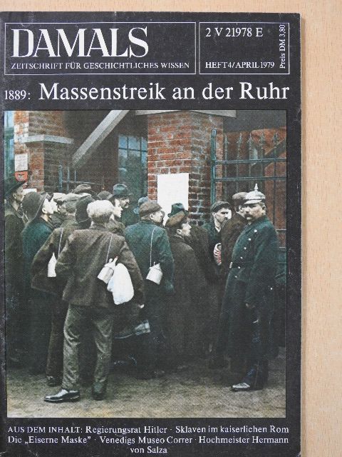 Jürgen Lotz - Damals April 1979. [antikvár]