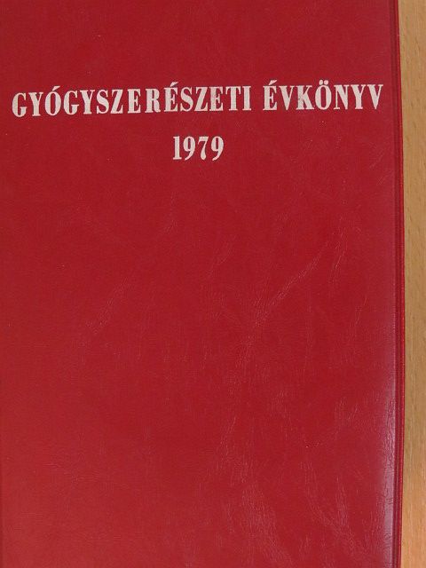 Dr. Zalai Károly - Gyógyszerészeti évkönyv 1979 [antikvár]