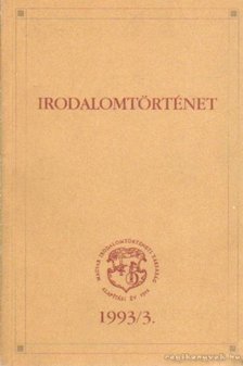 Irodalomtörténet 1993/3 [antikvár]