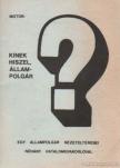 Motor József - Kinek hiszel, állampolgár? [antikvár]